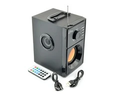 Nešiojama kolonėlė Media-Tech BOOMBOX BT MT3145 V2.0, 15W RMS, Bluetooth, USB, MicroSD, FM Radijas, AUX, su distanciniu pultu