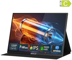 ZEUSLAP P16BT portable monitorius with a 16-inch touchscreen