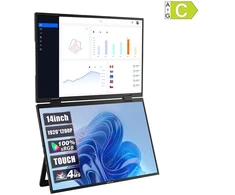 ZEUSLAP Z14W Portable Monitorius with a 14-inch dual-touch screen