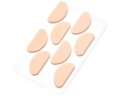 Oem Neslystančios nosies pagalvėlės akiniams - smėlio spalvos - 1.0 mm - 8 vnt - putplasčio lipdukai