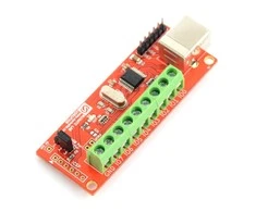 Numato Lab 8 kanalų USB GPIO modulis su analoginiais įėjimais
