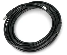 DC prailgintuvas 5.5/2.1mm - kaištis-lizdas - 3m - juodas - Goobay 71399