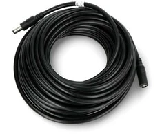 DC prailgintuvas 5.5/2.5mm - kaištis-lizdas - 10m - juodas - Goobay 71402
