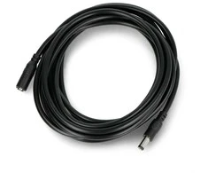 DC prailgintuvas 5.5/2.5mm - kaištis-lizdas - 3m - juodas - Goobay 71401