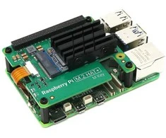 NVMe 2242 SSD radiatorius, skirtas Raspberry Pi M.2 HAT+ - PiHut 106040