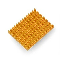 Odseven Radiatorius 40x30x5mm skirtas Raspberry Pi 4 su termolaidžia juosta - auksinis