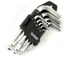 Oem 1.5–10 mm Allen veržliarakčių rinkinys - 9vnt