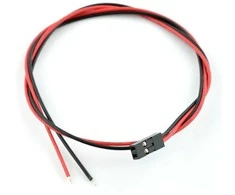 Oem 5 laidų rinkinys su 2 kontaktų kištuku, 2.54mm rastras - 40cm