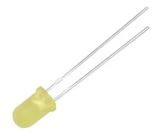 Blow Oem 5mm LED geltonas matinis - 100vnt