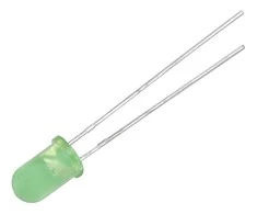 Blow Oem 5mm LED žalias matinis - 100vnt