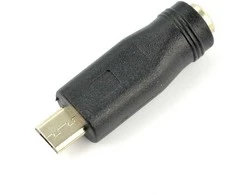 Oem Adapteris 5.5x2.1mm lizdas - microUSB kištukas