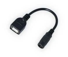Oem Adapterio lizdas DC 5.5x2.1mm - USB A lizdas