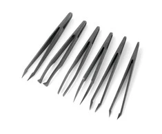 Oem Antimagnetinių plastikinių pincetų rinkinys 6 vnt