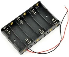 Oem Baterijų laikiklis skirtas 6 x AA (R6) - 1x6