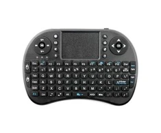 Oem Belaidė klaviatūra su Mini Touch - juoda