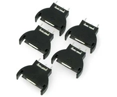 Oem CR2032 Baterijos laikiklis - vertikalus - 5 vnt