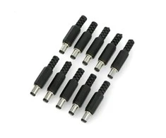 Oem DC 5.5 x 2.1 mm kištukas kabeliui - 10 vnt