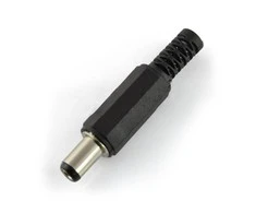 Oem DC 5.5 x 2.1 mm kištukas kabeliui - 10 vnt