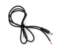 Oem DC kištukas 5.5 x 2.1mm su 20AWG laidu - 1m
