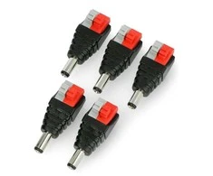 Oem DC kištukas 5.5 x 2.1mm su greita jungtimi ir mygtukais