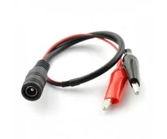Oem DC lizdas 2.1x5.5mm su krokodilo gnybtais - 44mm
