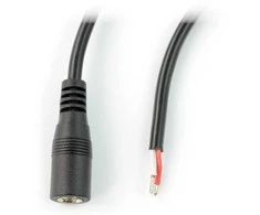 Oem DC lizdas 5.5 x 2.1mm su 1m 20AWG laidu