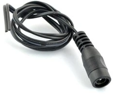 Oem DC lizdas 5.5x2.1mm su 50cm kabeliu