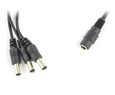 Oem DC skirstytuvas 5.5x2.1mm - 3 kištukai
