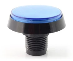 Oem Didelis mygtukas 6cm - mėlynas - pasviręs