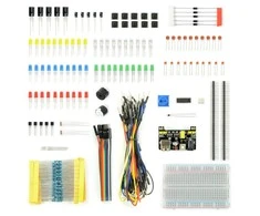 Oem Elektronikos komponentų rinkinys E24 + maketavimo plokštė 400 - E24 - 235 elementai