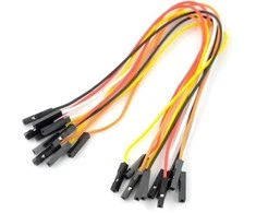 Oem Jungiamieji laidai lizdas-lizdas 20cm raudoni - 10 vnt
