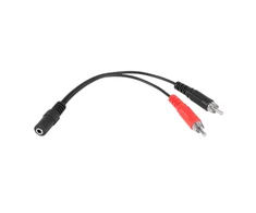 OEM kabeliai 2xRCA - AUX 3,5 mm 0,2 m