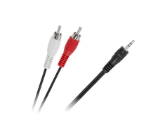 LP Oem Kabelis 2xRCA - AUX 3.5mm 1.8m