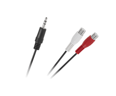 LP Oem Kabelis 3.5 AUX - 2xRCA 0.25m