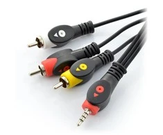Oem Kabelis 3xRCA - AUX 3.5mm 3m