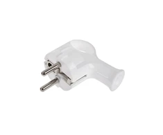 Wtyczka Oem Kampinis kištukas su įžeminimu unischuko baltas WT-40