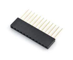 Oem Karpomas lizdas 1x12 kaiščių 2.54mm - vertikalus ilgas