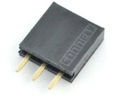 Oem Karpomas lizdas 1x3 kaiščių 2.54mm - vertikalus