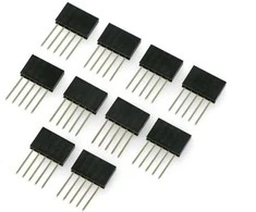 Oem Karpomas lizdas 1x5 kaiščių tiesus 2.54mm - vertikalus ilgas - 10vnt
