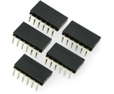 Oem Karpomas lizdas kampinis 1x6 kaiščių 2.54mm - 5vnt