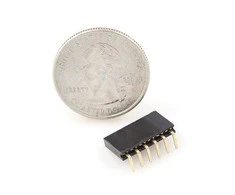 Oem Karpomas lizdas kampinis 1x6 kaiščių 2.54mm - 5vnt