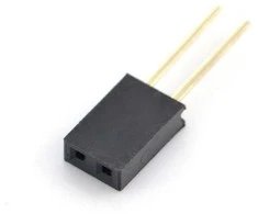 Oem Karpomas lizdas tiesus 1x2 kaiščių 2.54mm - vertikalus ilgas