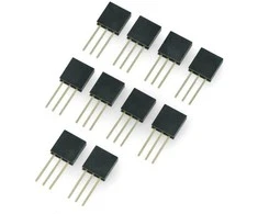 Oem Karpomas lizdas tiesus 1x3 kaiščių 2.54mm - vertikalus ilgas - 10vnt
