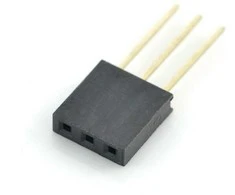 Oem Karpomas lizdas tiesus 1x3 kaiščių 2.54mm - vertikalus ilgas - 10vnt