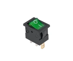 Złącze Oem Klavišinis jungiklis MK1011 15A 12V žalias