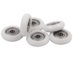 Oem Kreipiantis ratas 5x23x7mm - baltas - 5mm ašis - guolio ritinėlis - 3D spausdintuvams