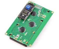Oem LCD ekranas 4x20 simbolių mėlynas + I2C LCM1602 konverteris