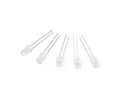 Oem LED 5mm mėlynas skaidrus 465-470nm - 5 vnt
