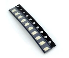 Oem LED SMD 1206 geltona šviesa - 10 vnt