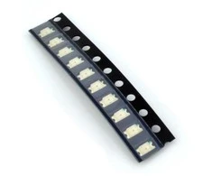 Oem LED SMD 1206 raudona šviesa - 10 vnt